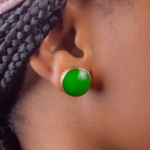 Dot Bead Earring (24.k Gold plated)